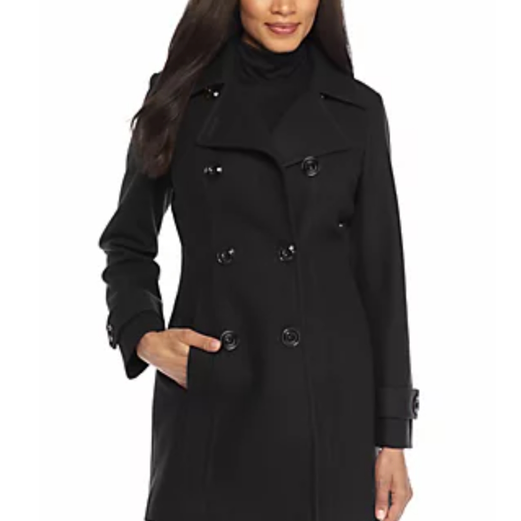Anne Klein Dark Blue Pea Coat